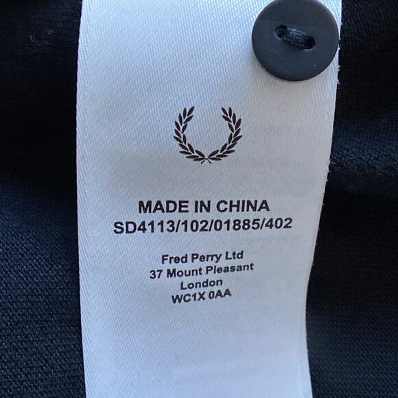 Fred Perry x Amy Winehouse Polo Shirt Dress sz 12 US 16 UK Black Polk Dots - Picture 7 of 12